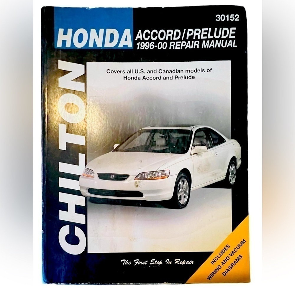 Honda Accord Prelude 1996-2000 Shop Service Repair Manual Wiring Diagrams Book